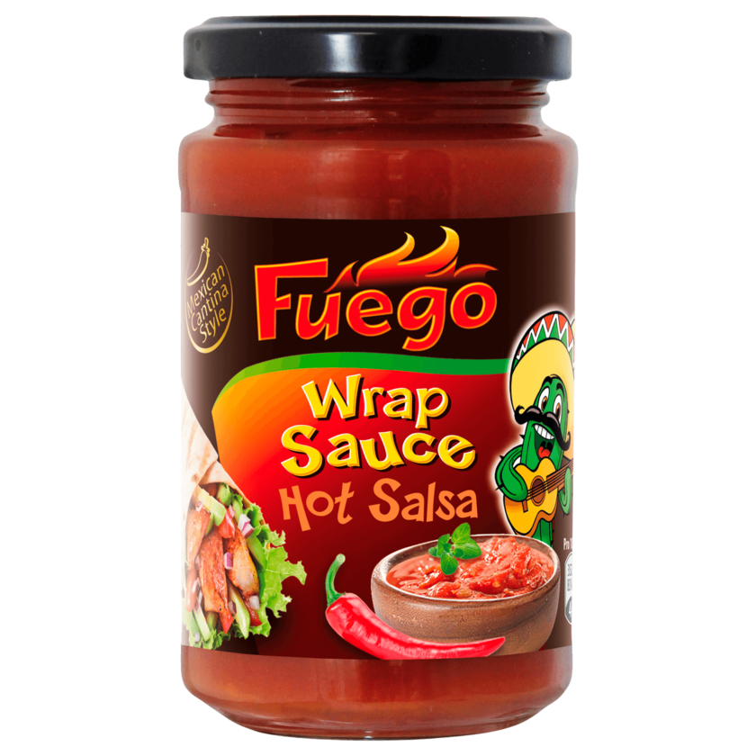 Fuego Wrap Sauce Hot Salsa 200ml